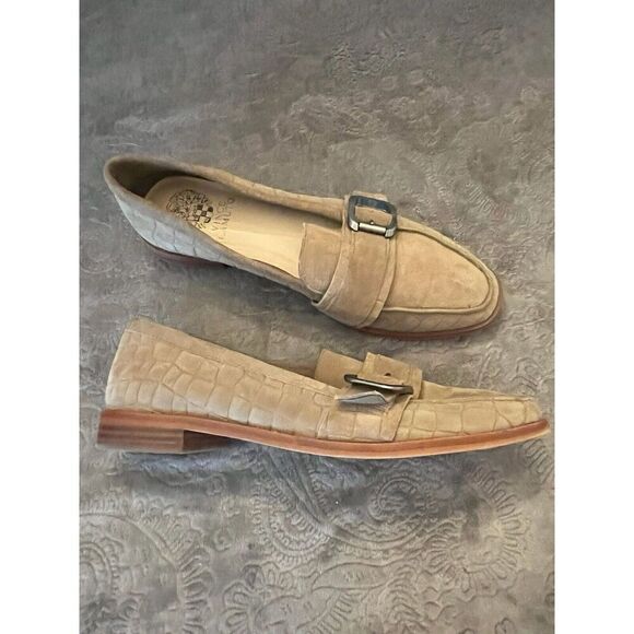 Vince Camuto Women's Cenkanda Buckle Loafers Size 8M Wild Mushroom - Picture 8 of 15